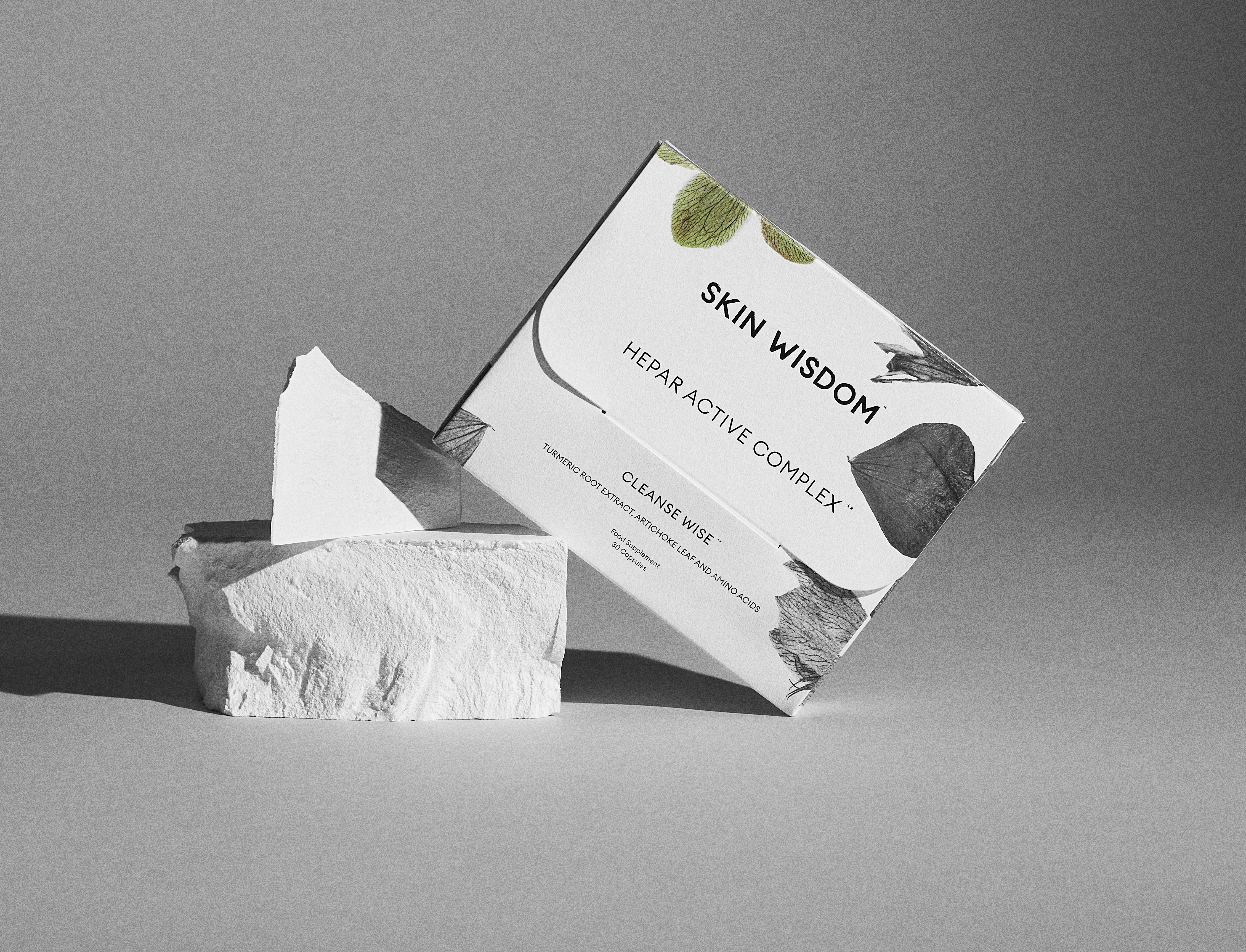 SKIN WISDOM® HEPAR ACTIVE COMPLEX supplement to support the liver and detoxification