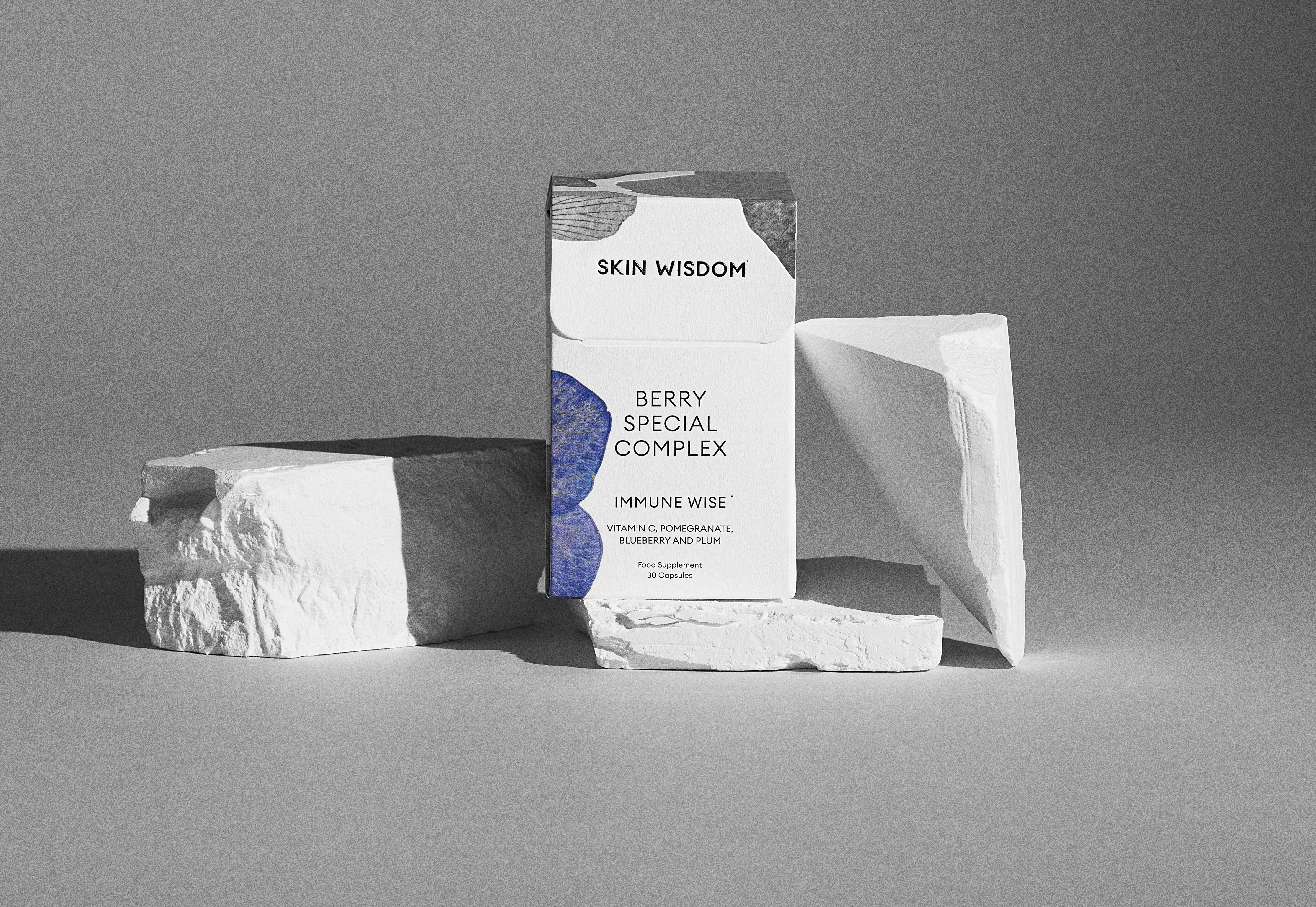 SKIN WISDOM® BERRY SPECIAL COMPLEX antioxidant supplement with vitamin C for skin and immune health