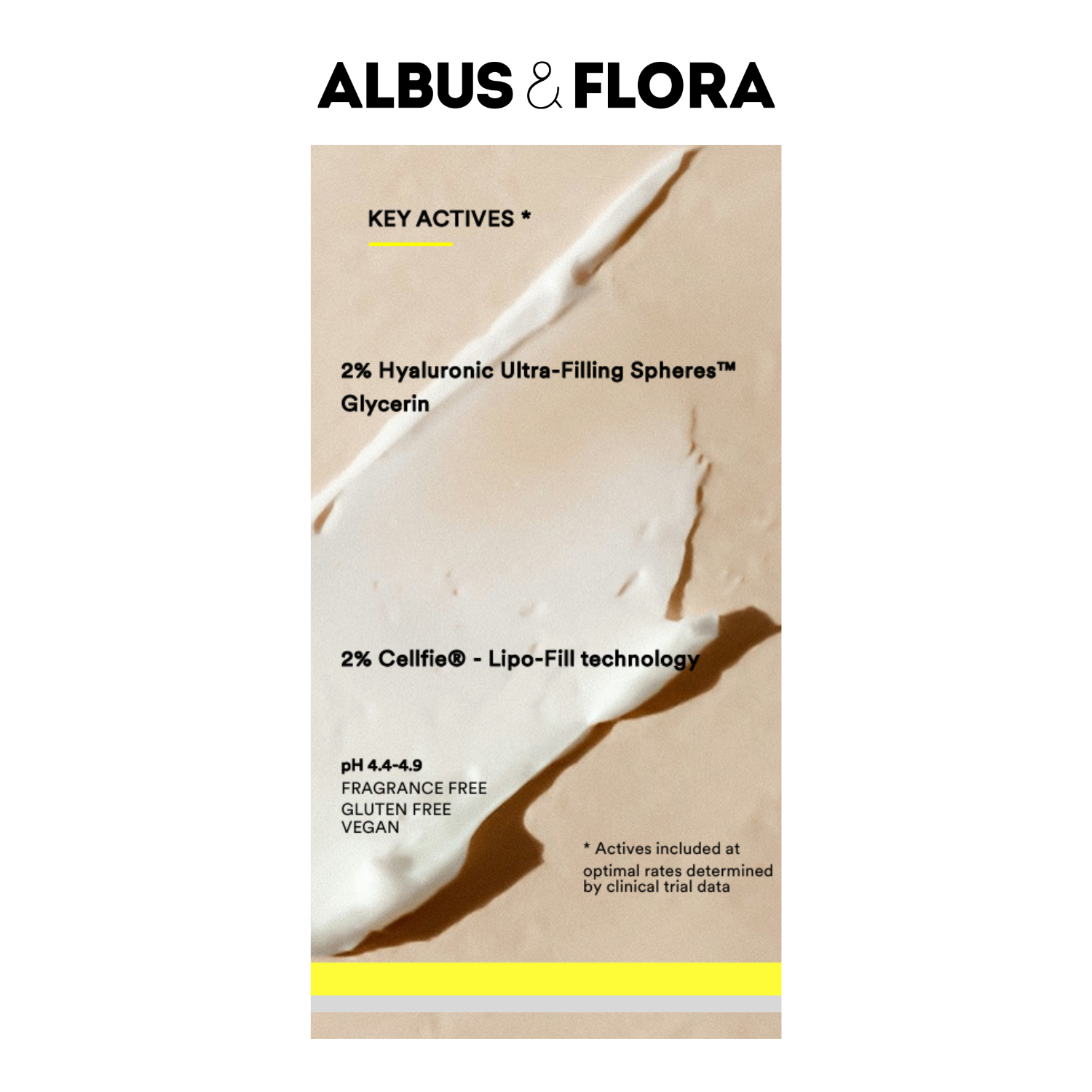 Albus and Flora Lip Facial Key Actives 2
